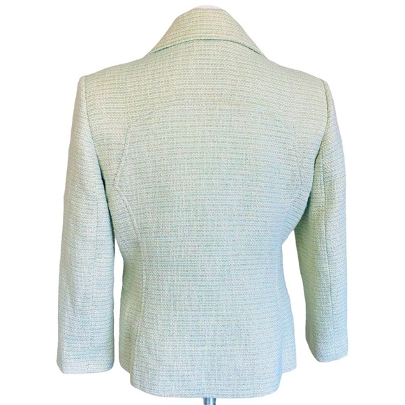 TED BAKER LONDON Mint/Cream/Gold Boucle Jacket - Picture 5 of 12